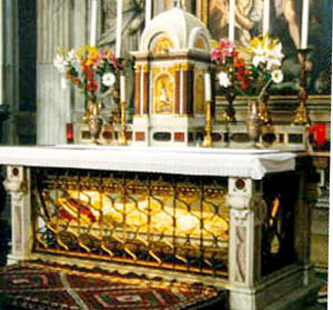 The altar where the body of St. Antoninus rests